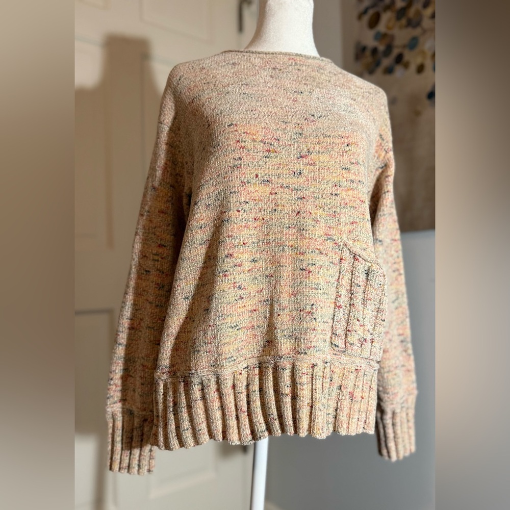 Habitat Clothes To Live In Aspen Chenille Rolled Neck Pocket Sweater Women’s XS